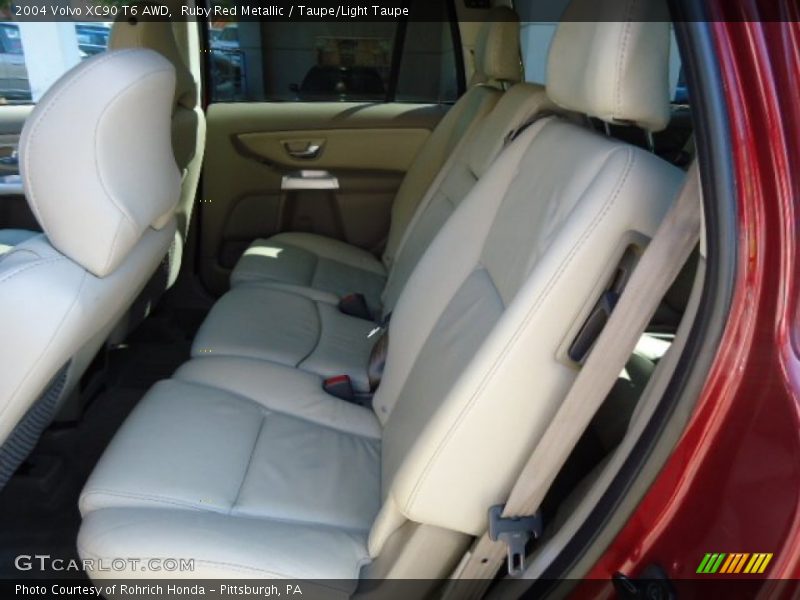 Ruby Red Metallic / Taupe/Light Taupe 2004 Volvo XC90 T6 AWD