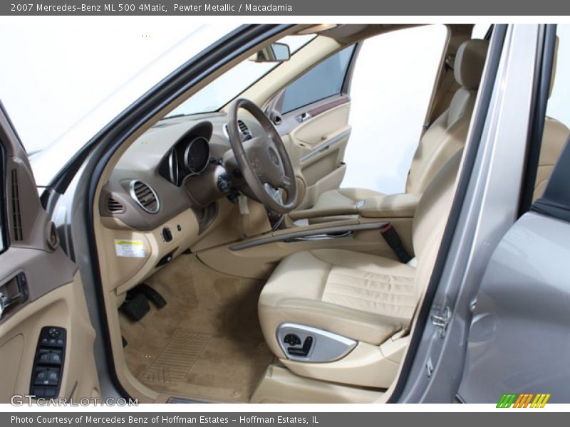 Pewter Metallic / Macadamia 2007 Mercedes-Benz ML 500 4Matic