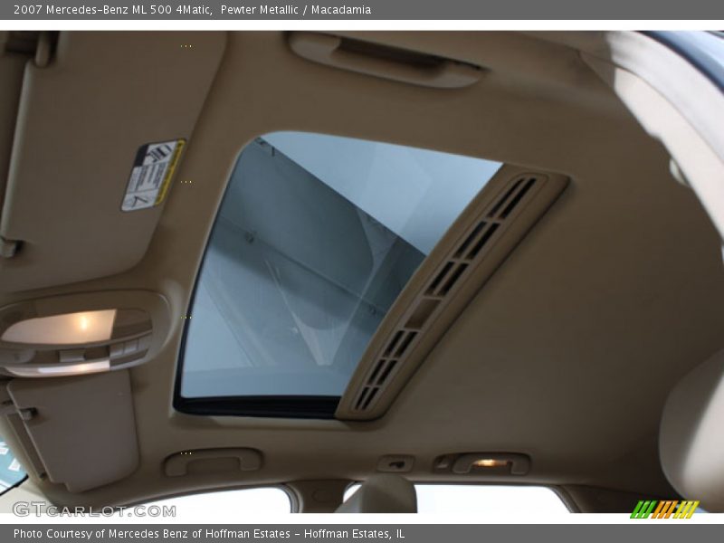 Pewter Metallic / Macadamia 2007 Mercedes-Benz ML 500 4Matic