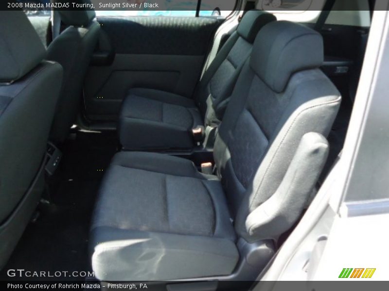 Sunlight Silver / Black 2008 Mazda MAZDA5 Touring
