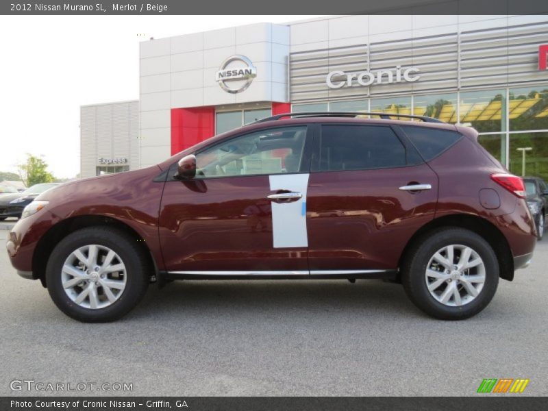 Merlot / Beige 2012 Nissan Murano SL