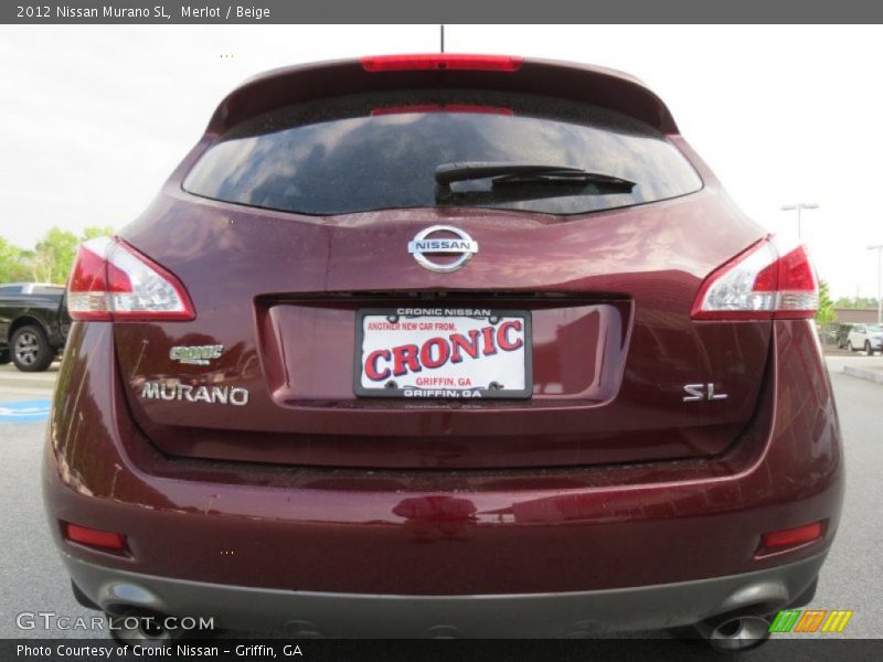 Merlot / Beige 2012 Nissan Murano SL