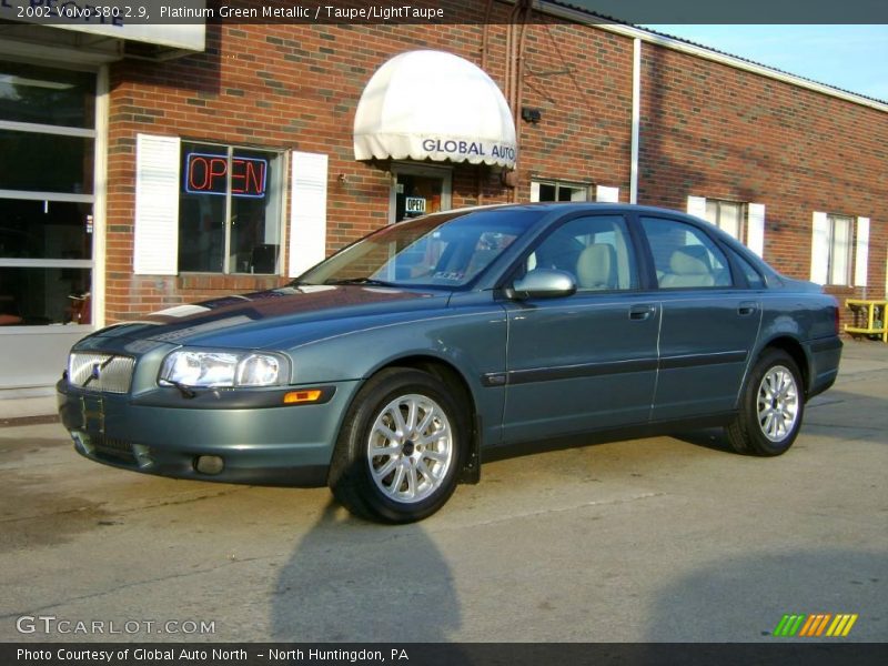 Platinum Green Metallic / Taupe/LightTaupe 2002 Volvo S80 2.9
