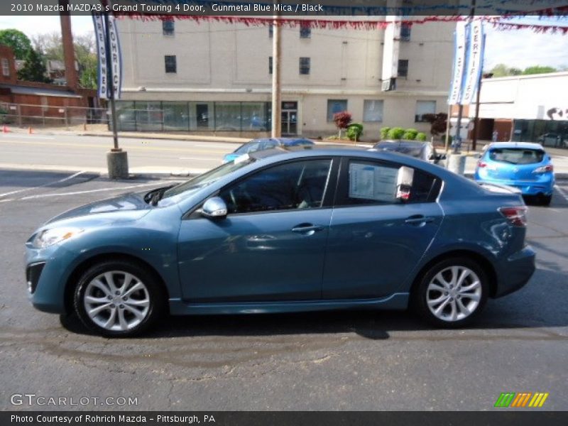 Gunmetal Blue Mica / Black 2010 Mazda MAZDA3 s Grand Touring 4 Door