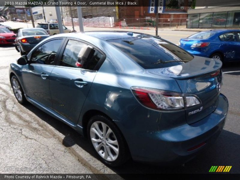 Gunmetal Blue Mica / Black 2010 Mazda MAZDA3 s Grand Touring 4 Door
