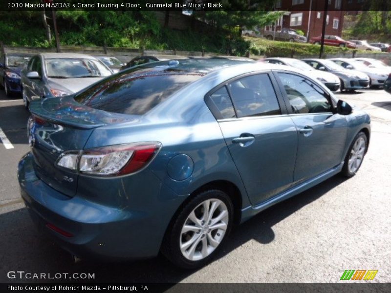 Gunmetal Blue Mica / Black 2010 Mazda MAZDA3 s Grand Touring 4 Door