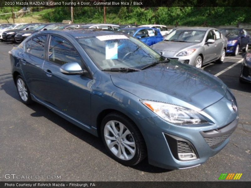 Gunmetal Blue Mica / Black 2010 Mazda MAZDA3 s Grand Touring 4 Door