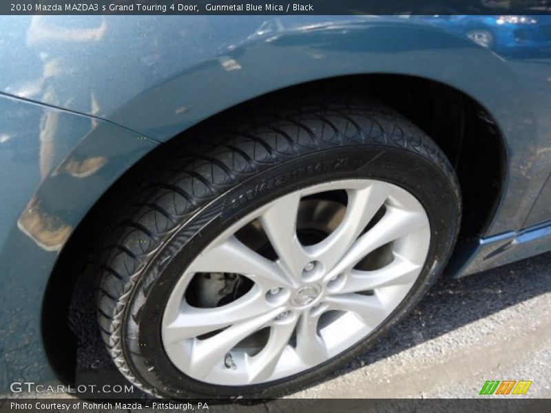 Gunmetal Blue Mica / Black 2010 Mazda MAZDA3 s Grand Touring 4 Door