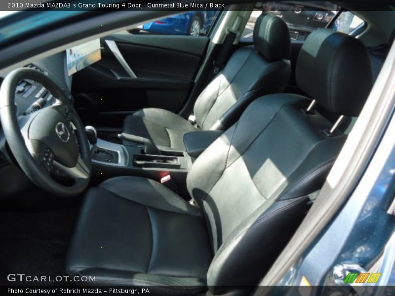 Gunmetal Blue Mica / Black 2010 Mazda MAZDA3 s Grand Touring 4 Door