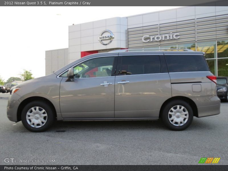 Platinum Graphite / Gray 2012 Nissan Quest 3.5 S