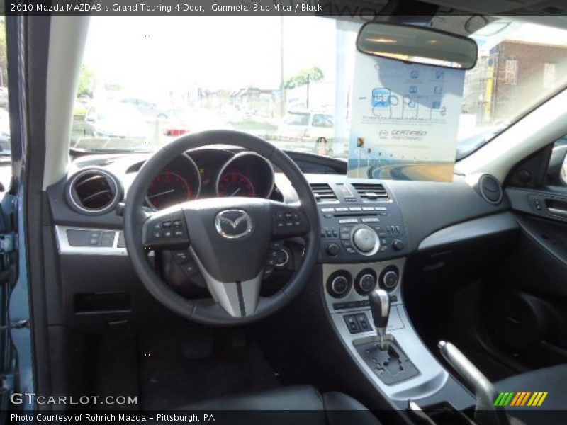 Gunmetal Blue Mica / Black 2010 Mazda MAZDA3 s Grand Touring 4 Door