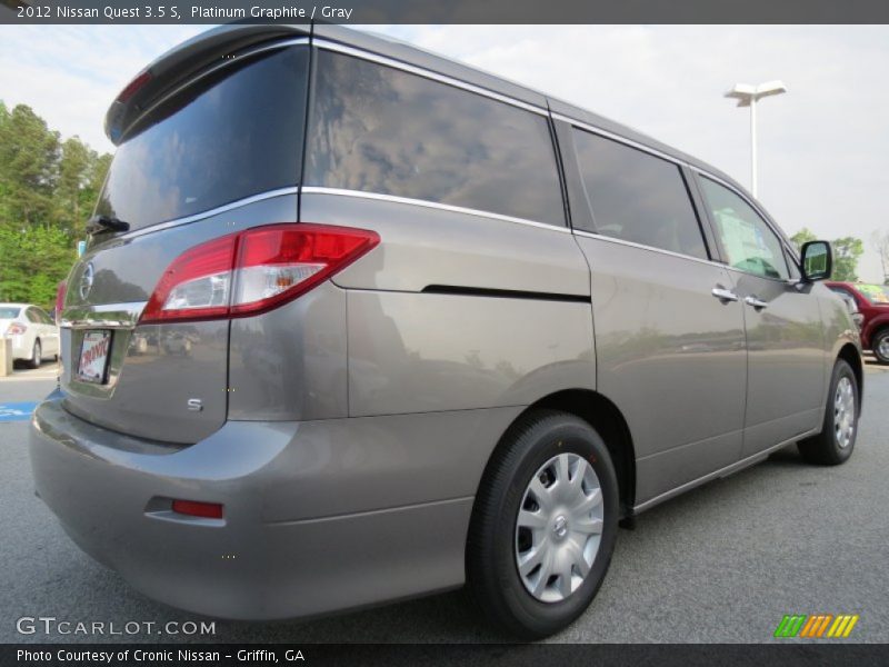 Platinum Graphite / Gray 2012 Nissan Quest 3.5 S