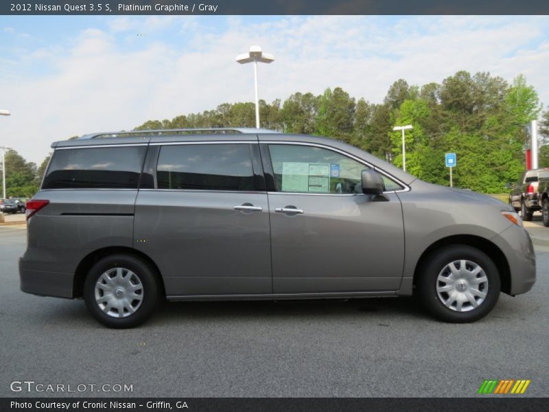 Platinum Graphite / Gray 2012 Nissan Quest 3.5 S