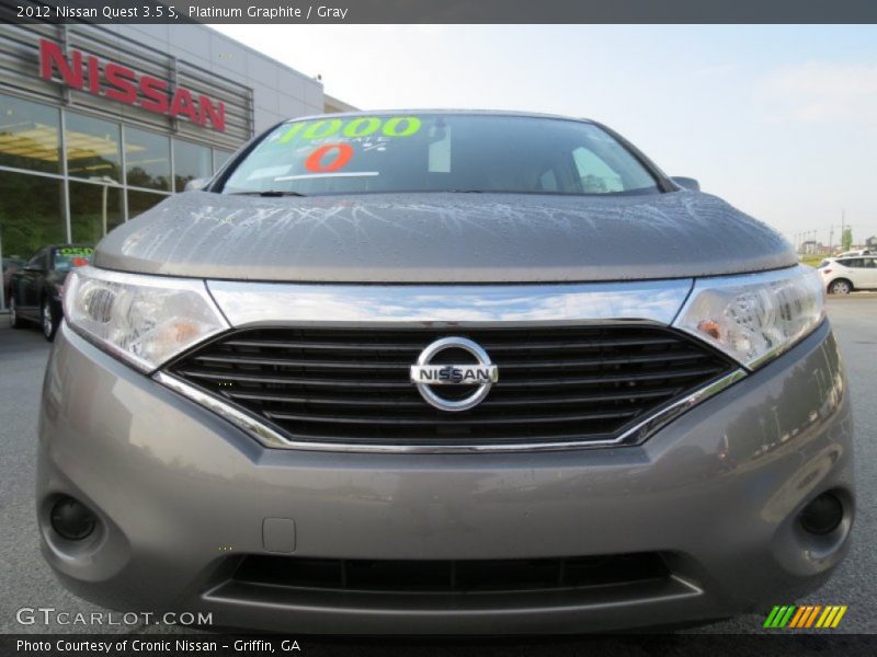 Platinum Graphite / Gray 2012 Nissan Quest 3.5 S