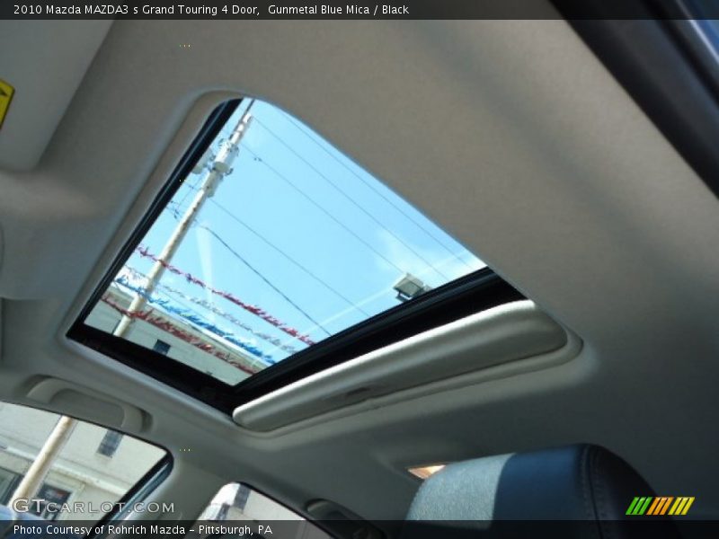 Gunmetal Blue Mica / Black 2010 Mazda MAZDA3 s Grand Touring 4 Door
