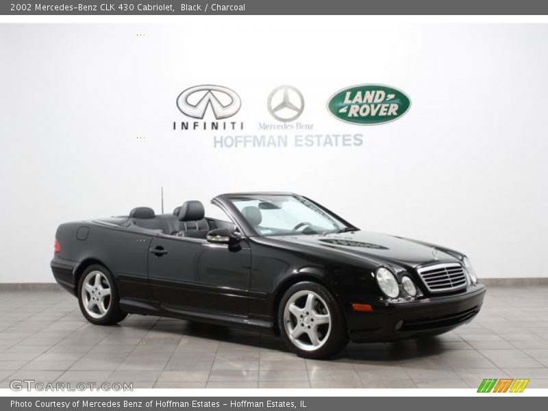 Black / Charcoal 2002 Mercedes-Benz CLK 430 Cabriolet