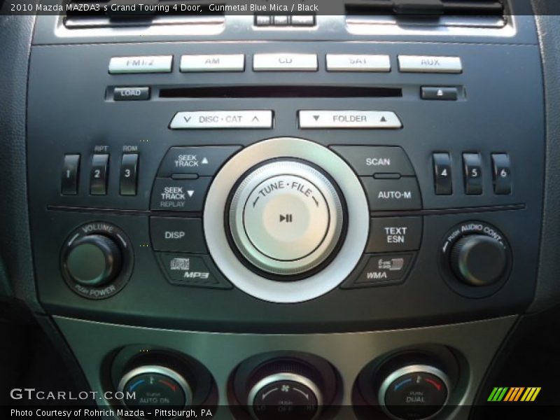 Gunmetal Blue Mica / Black 2010 Mazda MAZDA3 s Grand Touring 4 Door