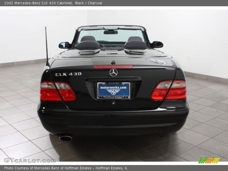 Black / Charcoal 2002 Mercedes-Benz CLK 430 Cabriolet