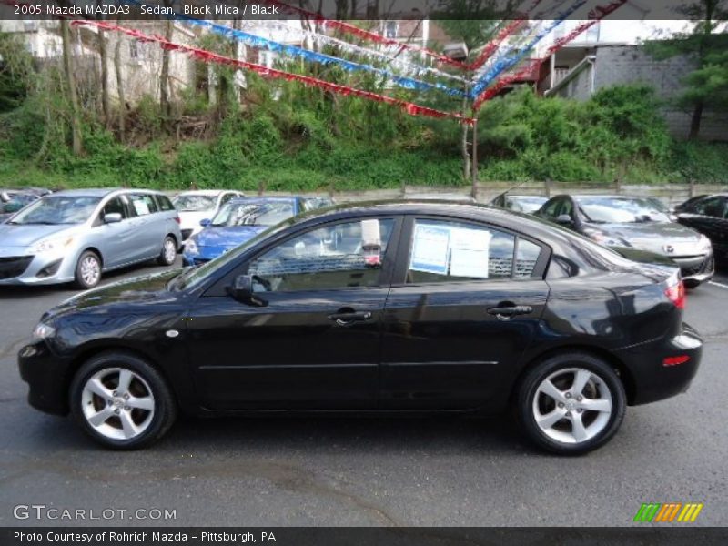 Black Mica / Black 2005 Mazda MAZDA3 i Sedan
