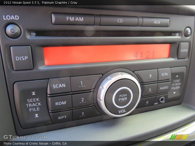 Platinum Graphite / Gray 2012 Nissan Quest 3.5 S