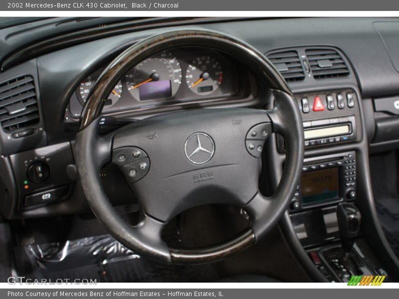 Black / Charcoal 2002 Mercedes-Benz CLK 430 Cabriolet