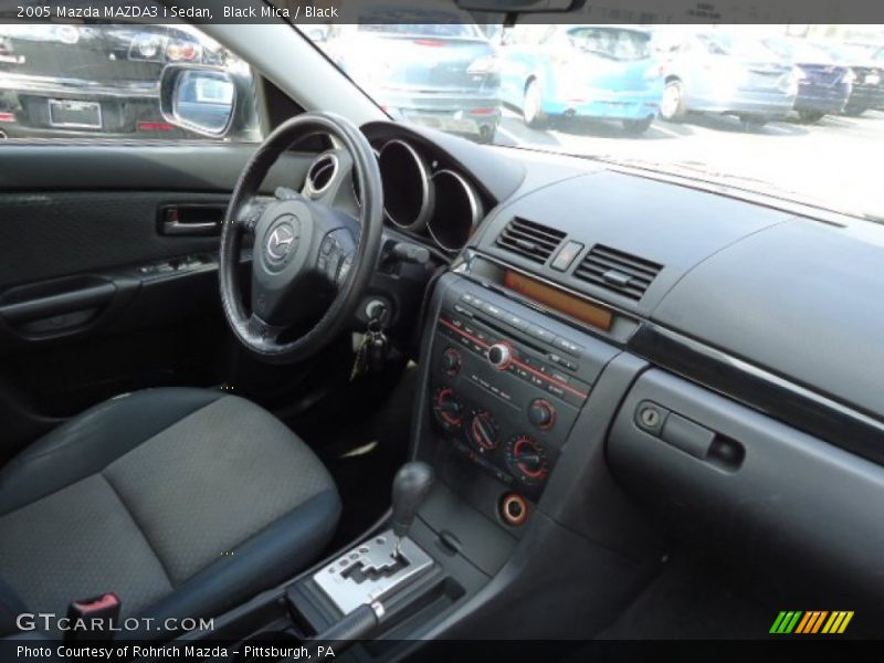 Black Mica / Black 2005 Mazda MAZDA3 i Sedan