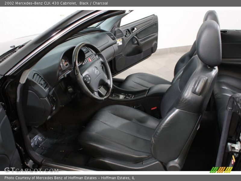 Black / Charcoal 2002 Mercedes-Benz CLK 430 Cabriolet