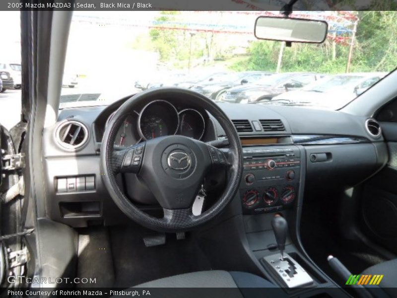 Black Mica / Black 2005 Mazda MAZDA3 i Sedan