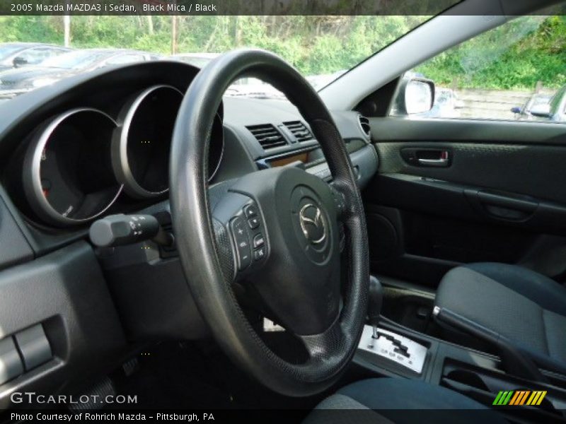 Black Mica / Black 2005 Mazda MAZDA3 i Sedan