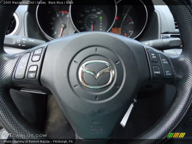 Black Mica / Black 2005 Mazda MAZDA3 i Sedan