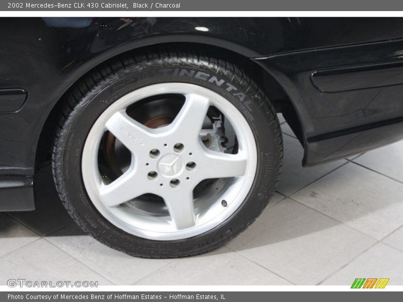Black / Charcoal 2002 Mercedes-Benz CLK 430 Cabriolet