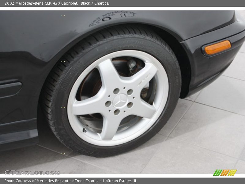 Black / Charcoal 2002 Mercedes-Benz CLK 430 Cabriolet