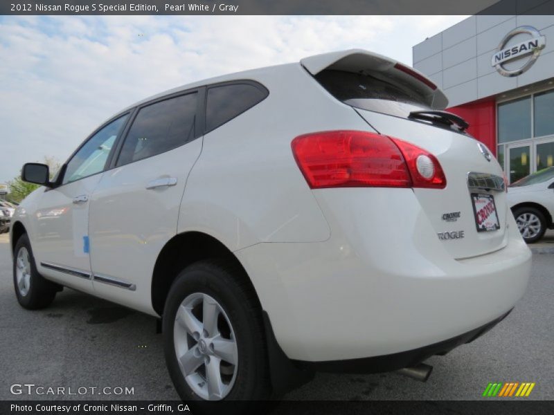 Pearl White / Gray 2012 Nissan Rogue S Special Edition