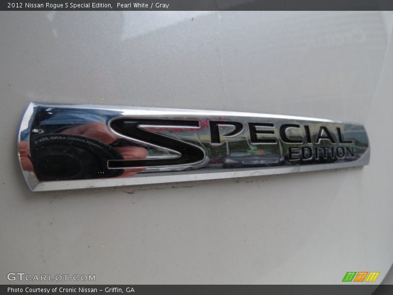 Pearl White / Gray 2012 Nissan Rogue S Special Edition