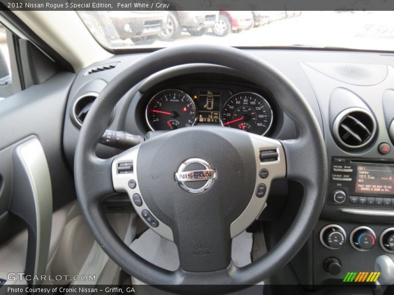 Pearl White / Gray 2012 Nissan Rogue S Special Edition