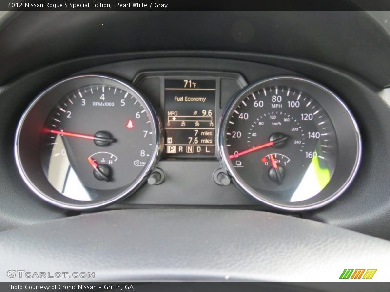 Pearl White / Gray 2012 Nissan Rogue S Special Edition