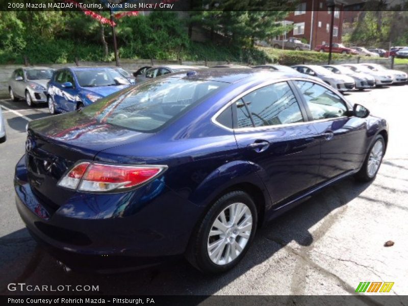Kona Blue Mica / Gray 2009 Mazda MAZDA6 i Touring