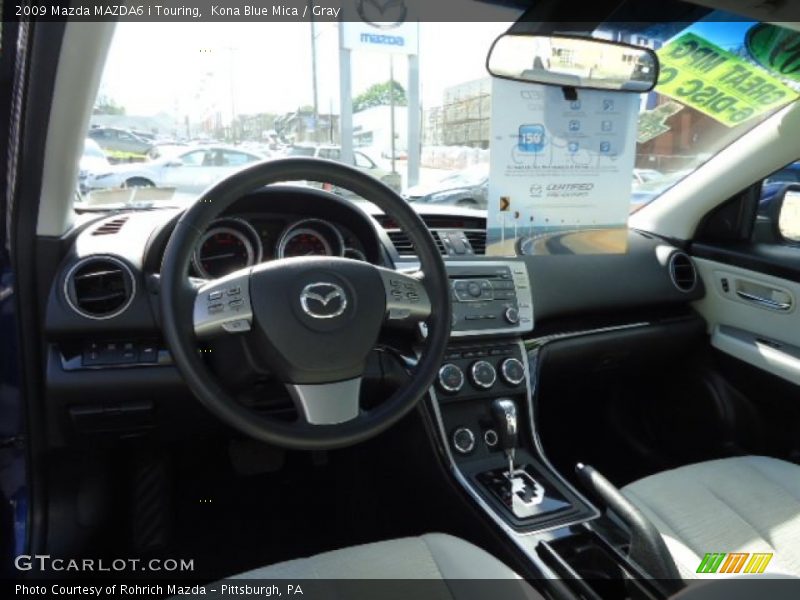 Kona Blue Mica / Gray 2009 Mazda MAZDA6 i Touring
