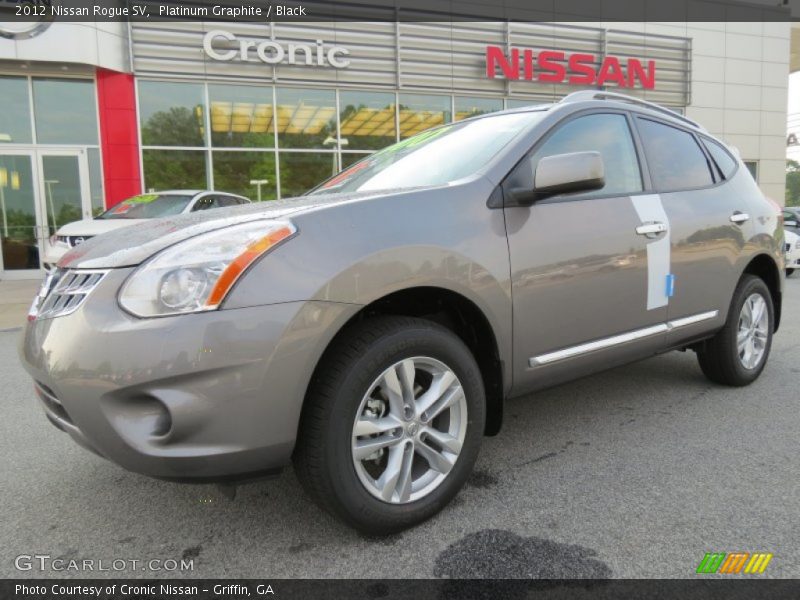 Platinum Graphite / Black 2012 Nissan Rogue SV