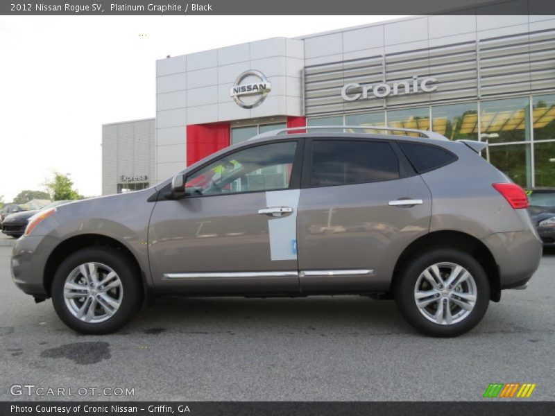 Platinum Graphite / Black 2012 Nissan Rogue SV