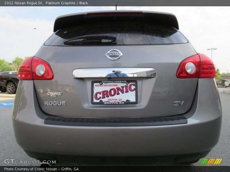 Platinum Graphite / Black 2012 Nissan Rogue SV