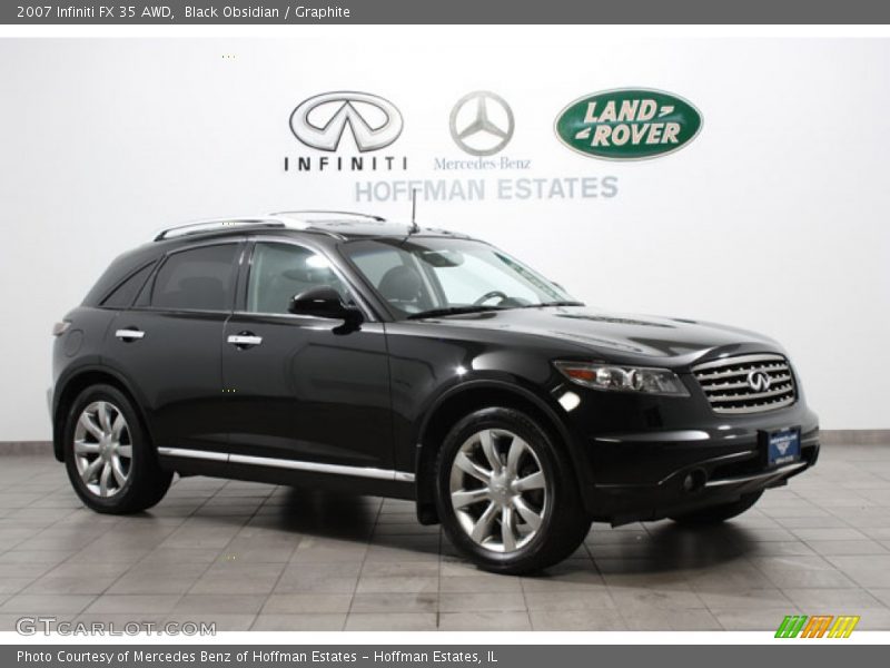 Black Obsidian / Graphite 2007 Infiniti FX 35 AWD