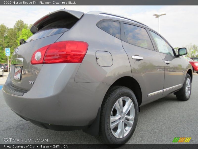 Platinum Graphite / Black 2012 Nissan Rogue SV