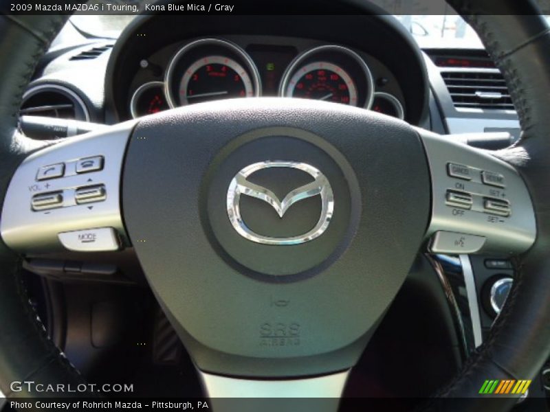 Kona Blue Mica / Gray 2009 Mazda MAZDA6 i Touring