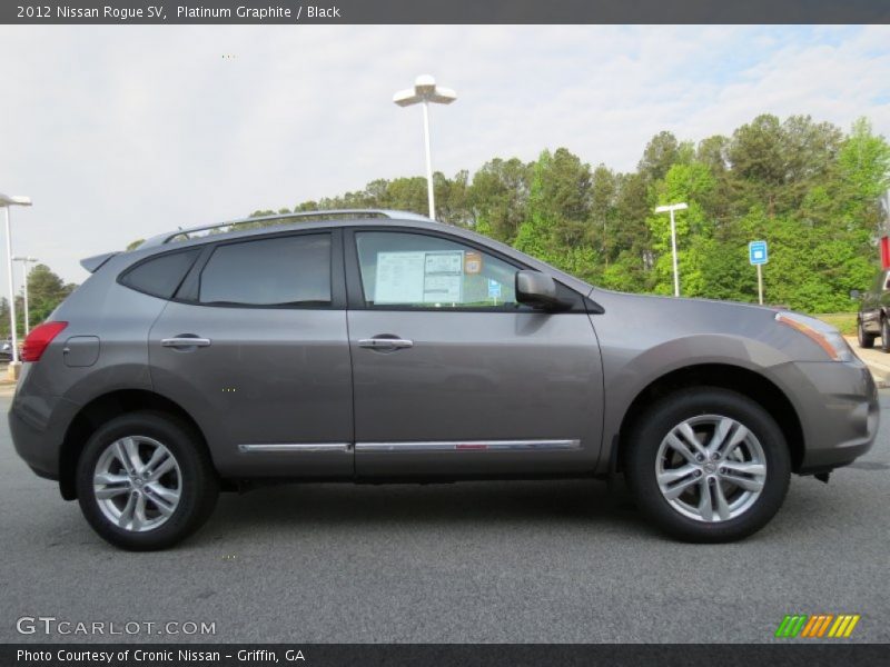 Platinum Graphite / Black 2012 Nissan Rogue SV