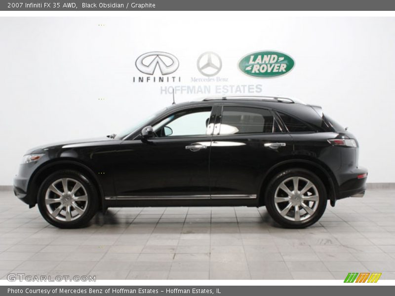 Black Obsidian / Graphite 2007 Infiniti FX 35 AWD