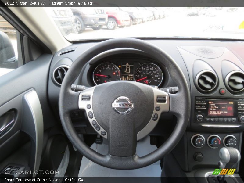 Platinum Graphite / Black 2012 Nissan Rogue SV