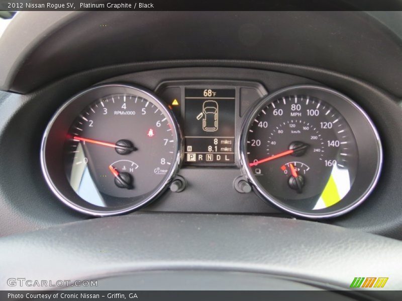 Platinum Graphite / Black 2012 Nissan Rogue SV