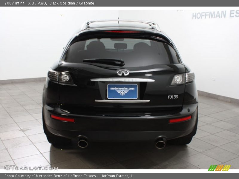 Black Obsidian / Graphite 2007 Infiniti FX 35 AWD