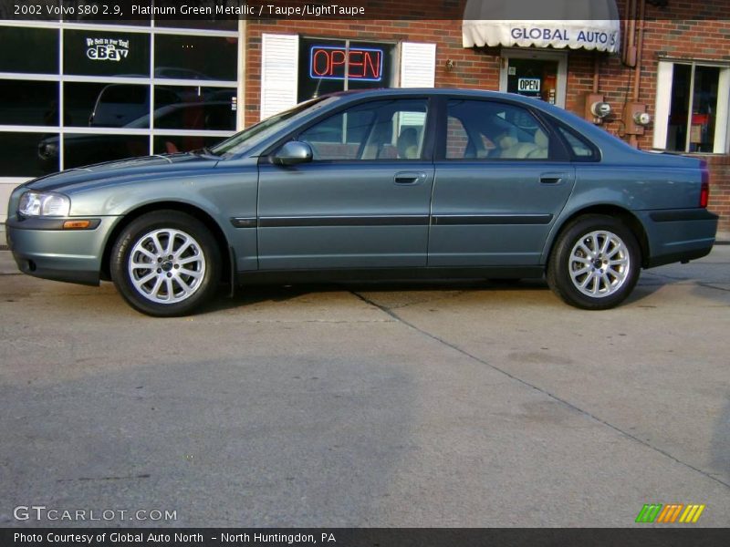 Platinum Green Metallic / Taupe/LightTaupe 2002 Volvo S80 2.9